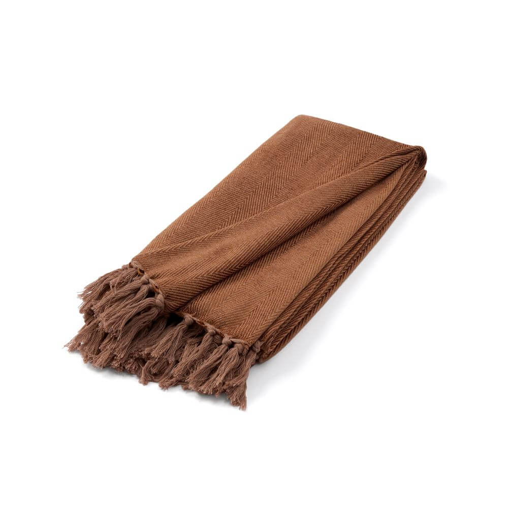 Herringbone Cotton Throw